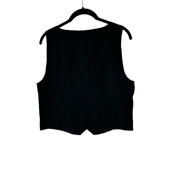 NWT Madewell Womens Katrina Crop Vest Small Softdrape Tencel Modal Blend Black - Picture 9 of 12